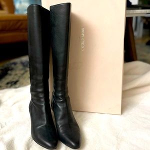 Jimmy Choo Grained Calfskin Paloma Trail Leather boots